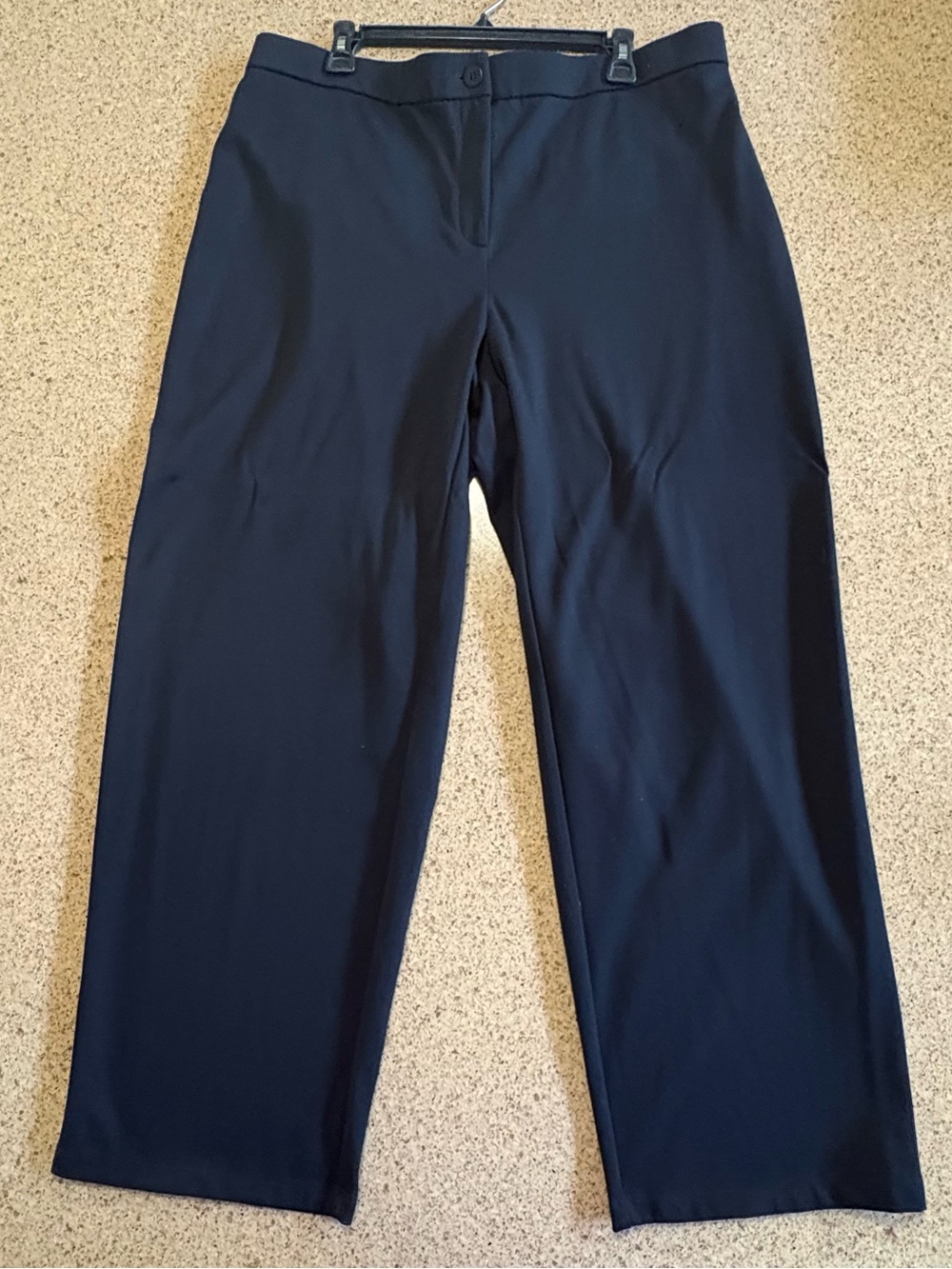 Eileen Fisher NWT Flex Tencel Black Straight Pant size 1X